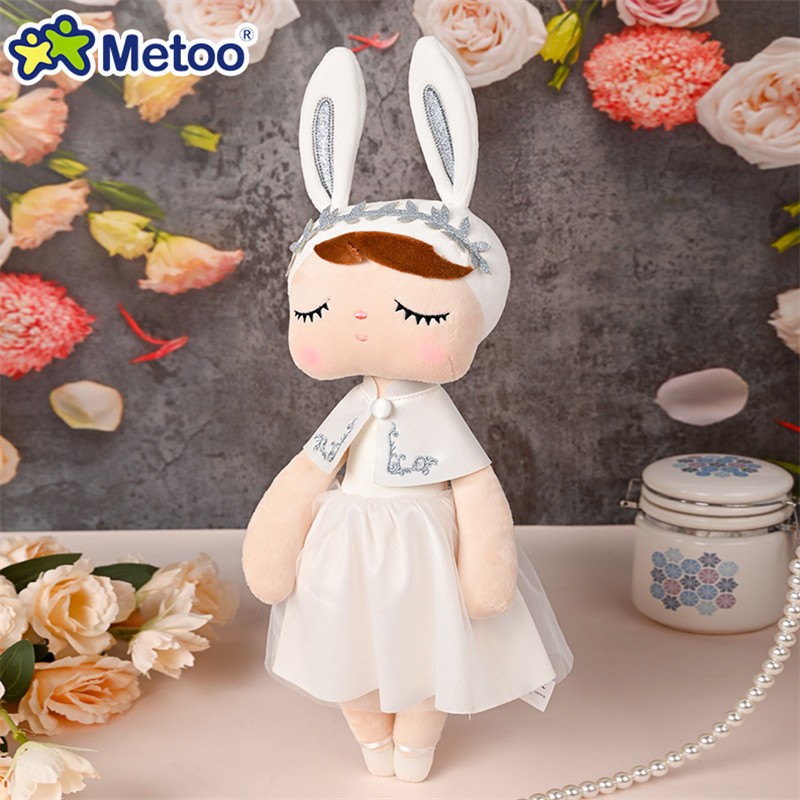 Brinquedo de Pelúcia Coelho Fofo Metoo, 13 polegadas, Brinquedo para Dormir Infantil, Presente de Aniversário Infantil P