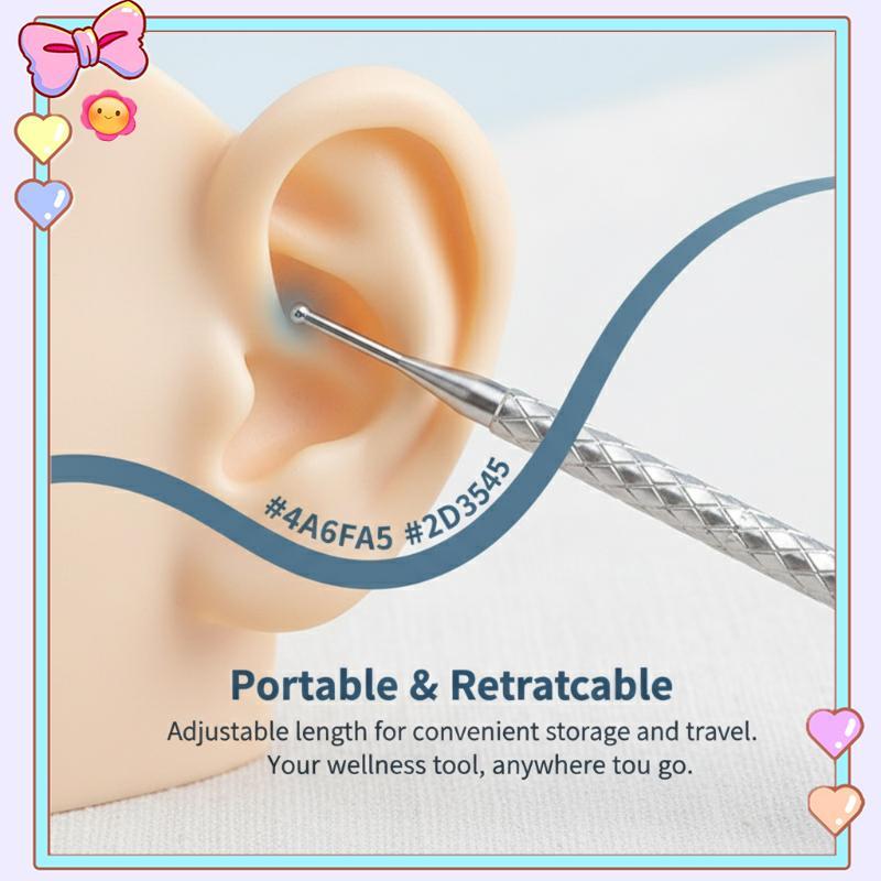 [beautifulhome] Caneta De Sonda De Ponto De Orelha De Aço Inoxidável Localizador De Pontos De Acupuntura Preciso Manual