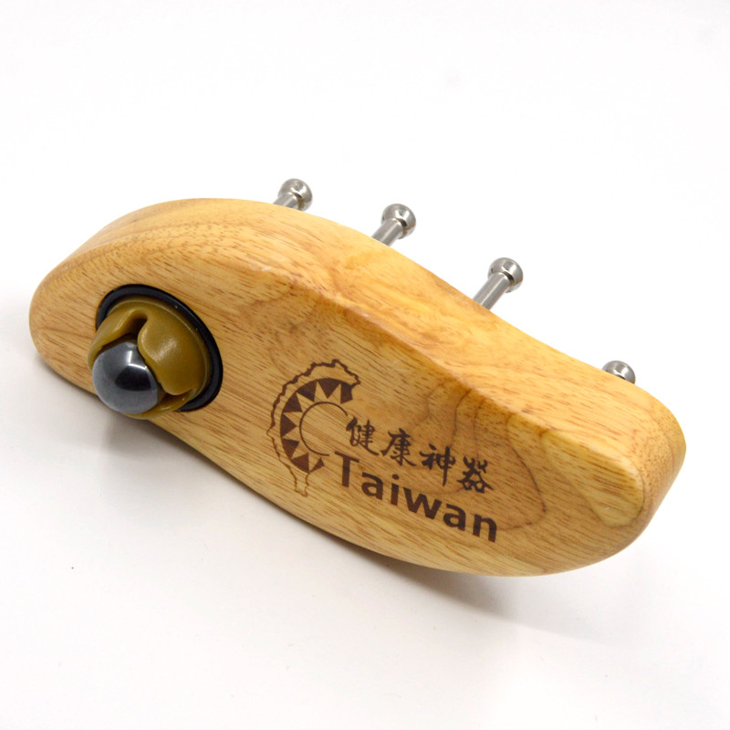 Taiwan-feito meridiano pente bola ímã escova de massagem sem costura raspagem pente S salão de beleza peito abdômen coxa