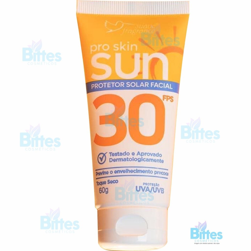 Protetor Solar Facial Fps 30 Suave Fragrance Pro Skin Sun Toque Secoc