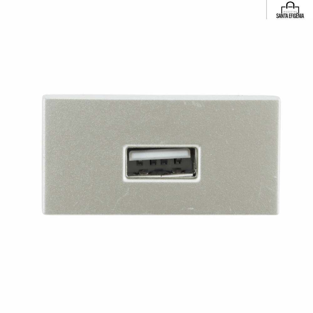 Tomad Carregador Usb Champanhe Inova Pro Class Alumbra 85449