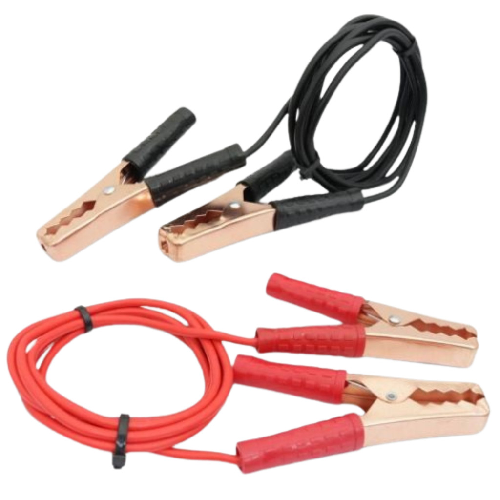 0021 CABO AUXILIAR DE PARTIDA 100A COM GARRAS JACARE TECHONE