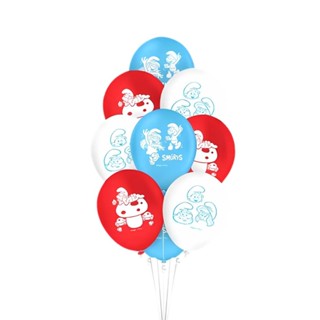 25~125 BALÃO LATEX REDONDO 9 pol. OS SMURFS REGINA em Oferta na Shopee