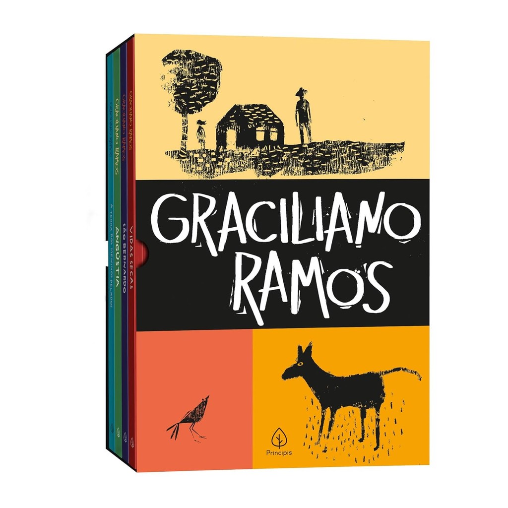 Box com 4 Livros de Graciliano Ramos
