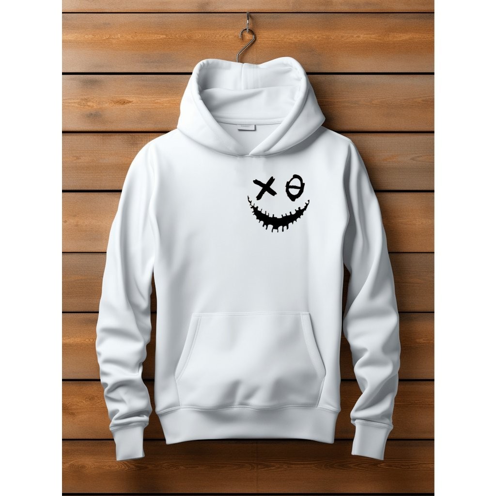 BLUSA DE FRIO MOLETOM CANGURU UNISSEX STREETWEAR Smile mood moda Hip Hop Trap Rap