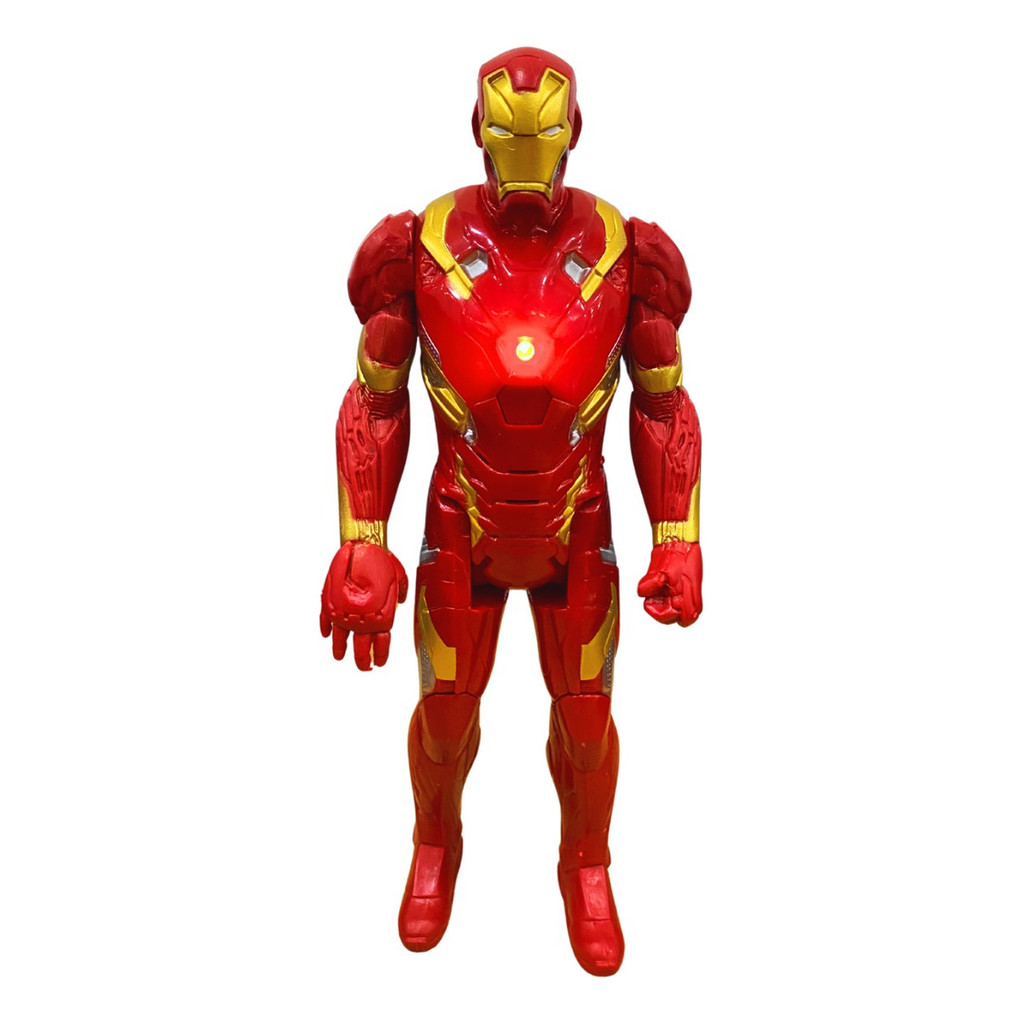 Boneco Homem De Ferro Com Som/luz Avengers Articulado 30cm — imagem 2 de 2