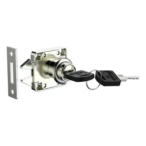 Fechadura De Móveis Armário Porta De Correr 0202 Soprano 22 Cor Cromado