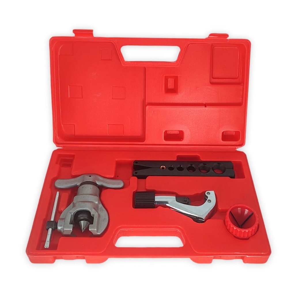 Kit Flangeador Excêntrico com limitador de Torque Cortador e Escareador + Maleta