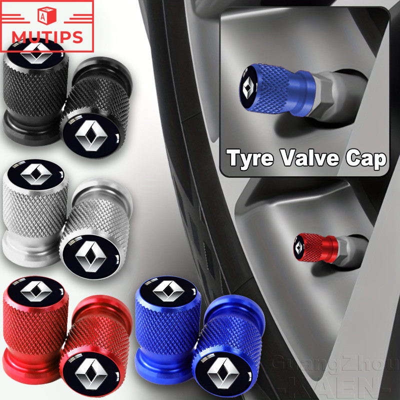 Conjunto Renault 2/4 Pcs Tampa Da Válvula Do Pneu De Carro De Ar Haste Protetor De Roda Para Kwid Duster Fluence Sandero