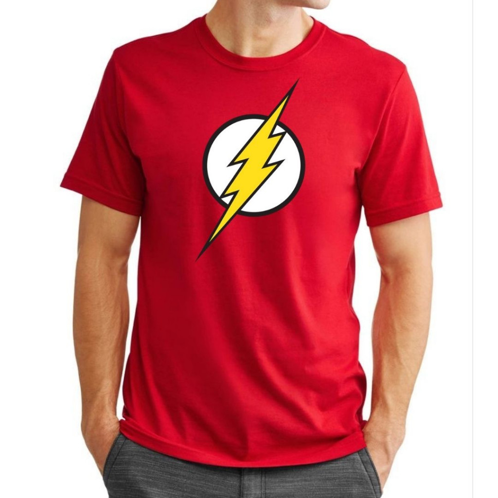 Camiseta  The Flash Herói Dc Comics Camisa do flash camiseta do flash liga da justiça TrendBox Mania
