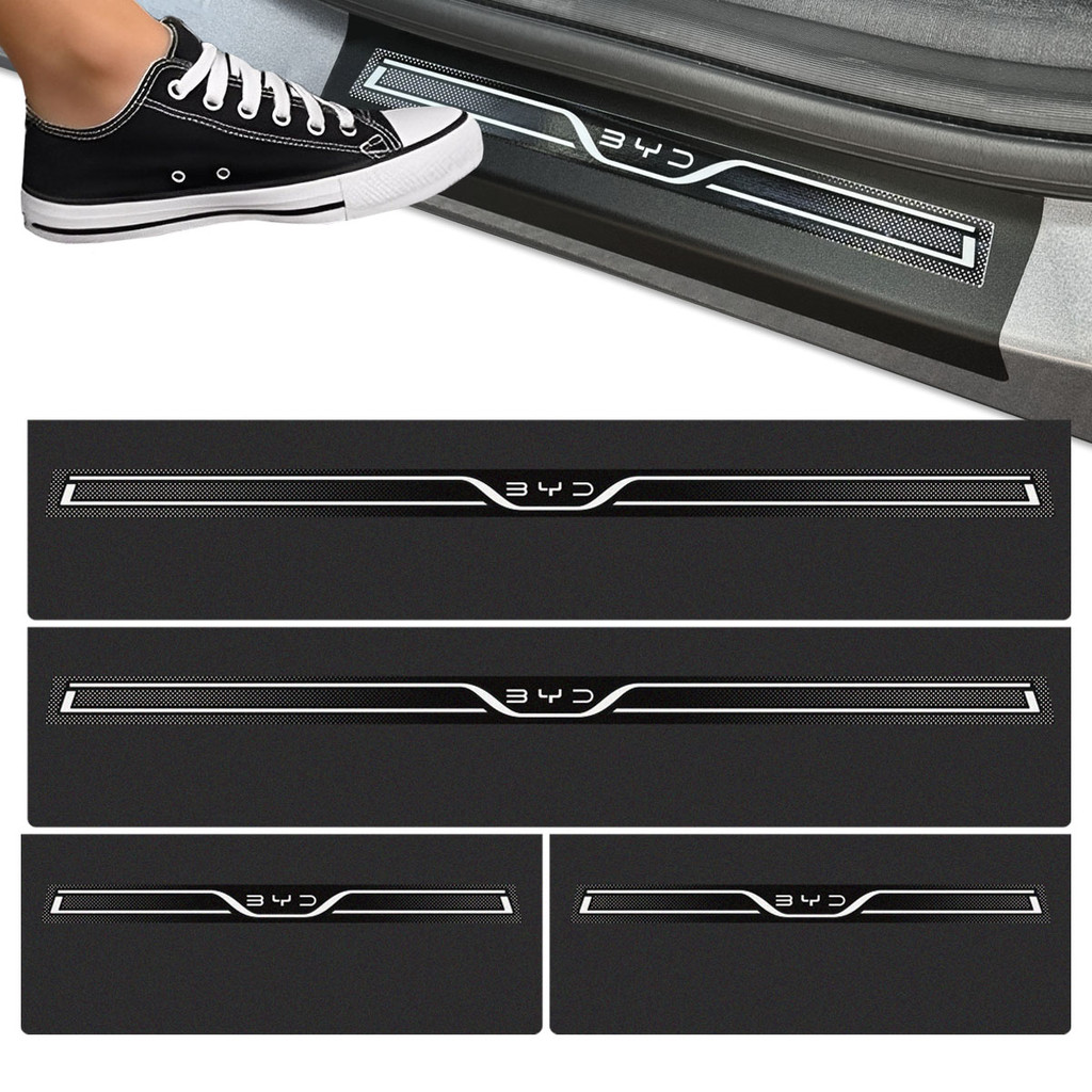 Soleira Da Porta Para Byd Yuan Pro 2025 Preto Texturizado em Oferta na Shopee