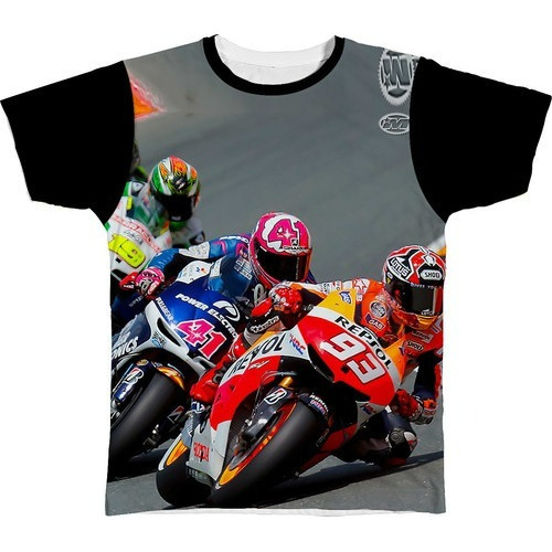 Camiseta Camisa Marc Márquez Piloto Motociclismo Moto Grau 6