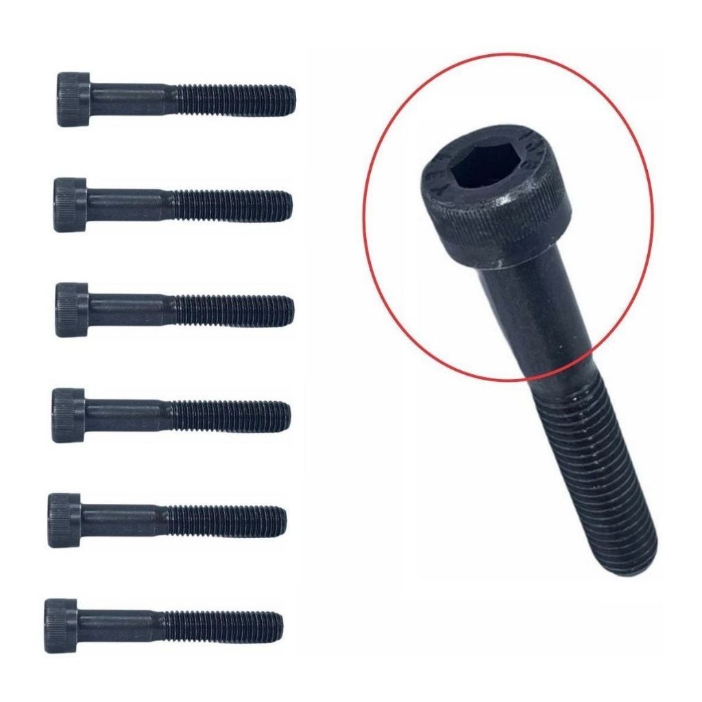 Kit 6 Parafuso Allen M6 Para Bolachão Câmbio Kombi Gol Voyage Parati Santana Passat Saveiro