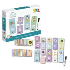 Brinquedo Infantil Alfabeto Ilustrado Escreva e Apague Babebi - 6047
