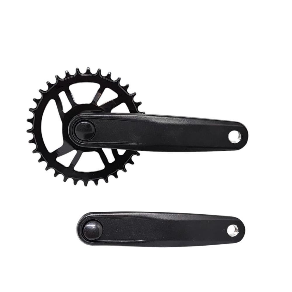 Pedivela Single 8/12v Engrenagem 34 Dentes 170mm Ponta Quadrada