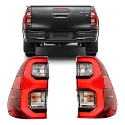 Par Lanterna Traseira Hilux 2021 2022 2023 Com Led