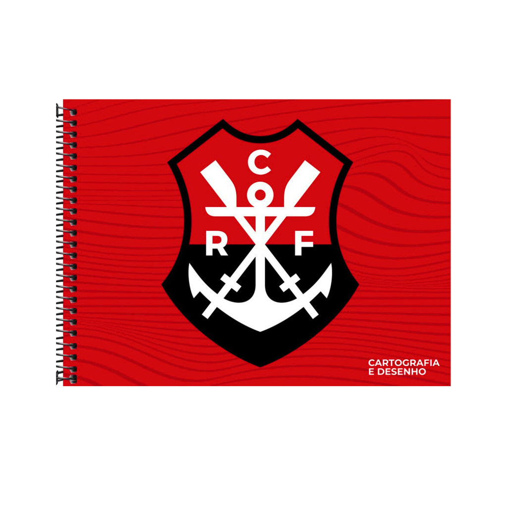 Caderno De Desenho Universitário Flamengo 80 Folhas- Capa:Remo Vermelho em Oferta na Shopee