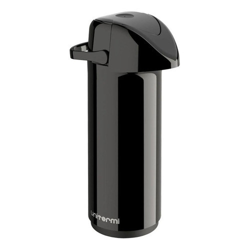 Garrafa Térmica Verona De Pressão Ampola De Vidro 1l Preta Chá Café Unitermi em Oferta na Shopee