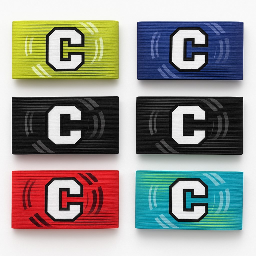 Faixa Capitão Elástica Braçadeira Futebol Ajustável Infantil em Oferta na Shopee