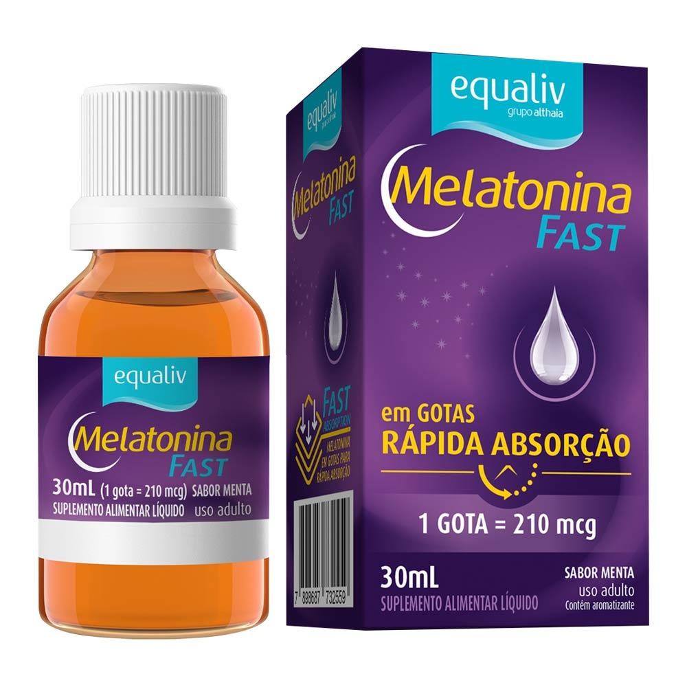 EQUALIV MELATONINA FAST 30ML GT 210MCG em Oferta na Shopee