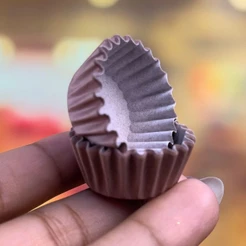 1000~5000 FORMINHA BRIGADEIRO DE PAPEL FORNEAVEL NOBRE N.5 MOCHA MOUSSE (PLAC)