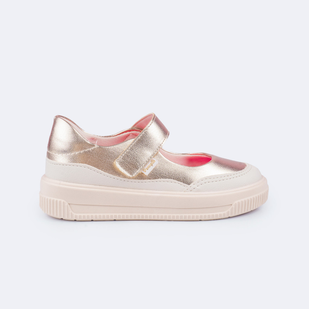 Tênis Infantil Mary Jane Metalizado Pampili em Oferta na Shopee