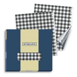 Papel Acoplado Térmico Preto Para Lanches 33x37cm 250 Folhas