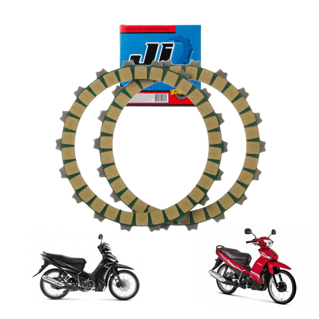 Discos Embreagem 2 Pcs Crypton 115 2010/2011 Original