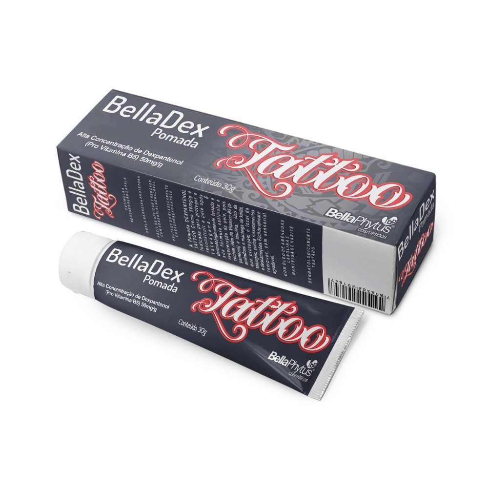 Belladex Tattoo Dexpantenol Pomada 30g - BellaPhytus 