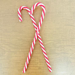 Enfeite Decorativo de Natal - Bengala Doce de Plástico - 24cm - 2 unidades - Artlille - Rizzo