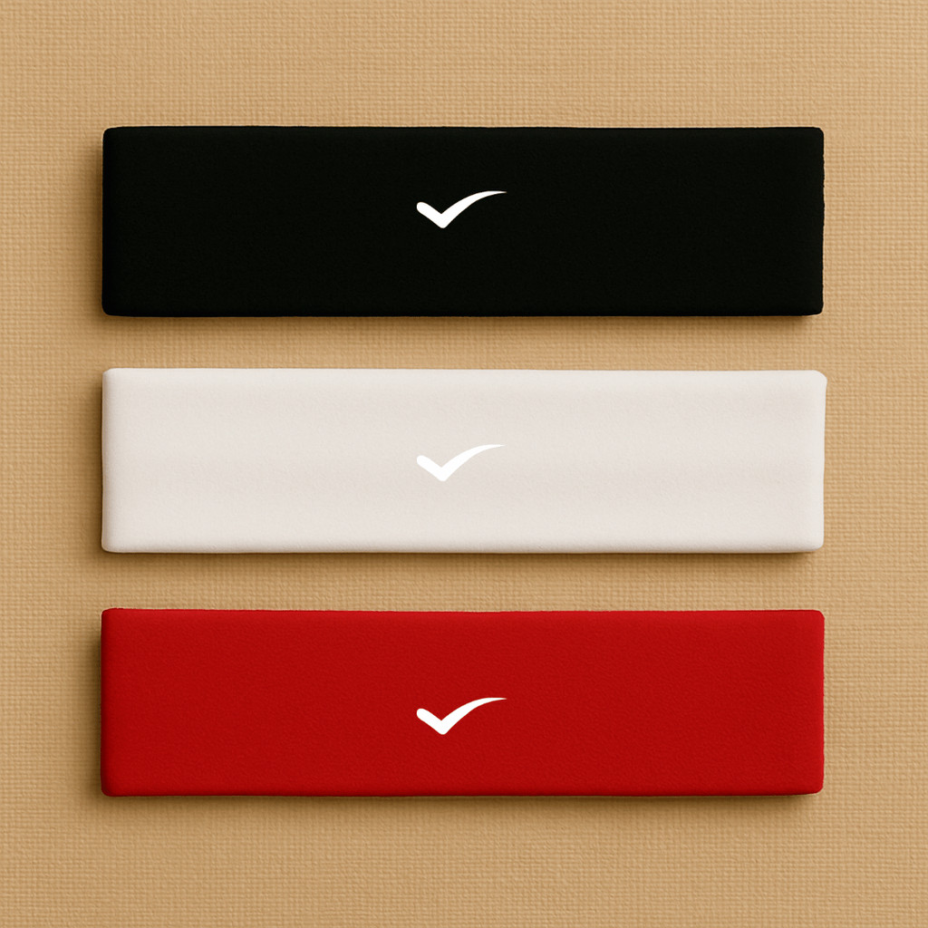 Kit com 2 faixas anti suor faixa para cabelo envio em 24h esportes fênix em Oferta na Shopee