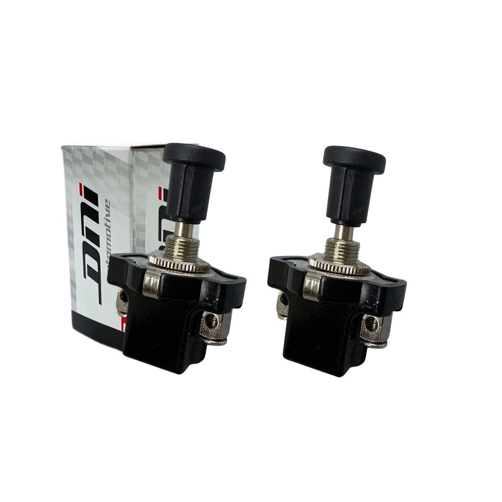 Par Chave Comutadora Tic Tac Puxa Empurra Uso Geral 2 Posições 2 Terminais Interruptor Universal DNI