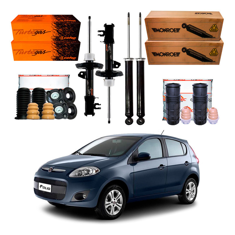 Kit Amortecedor Dianteiro Traseiro Palio 1.0 2011 A 2017 em Oferta na Shopee