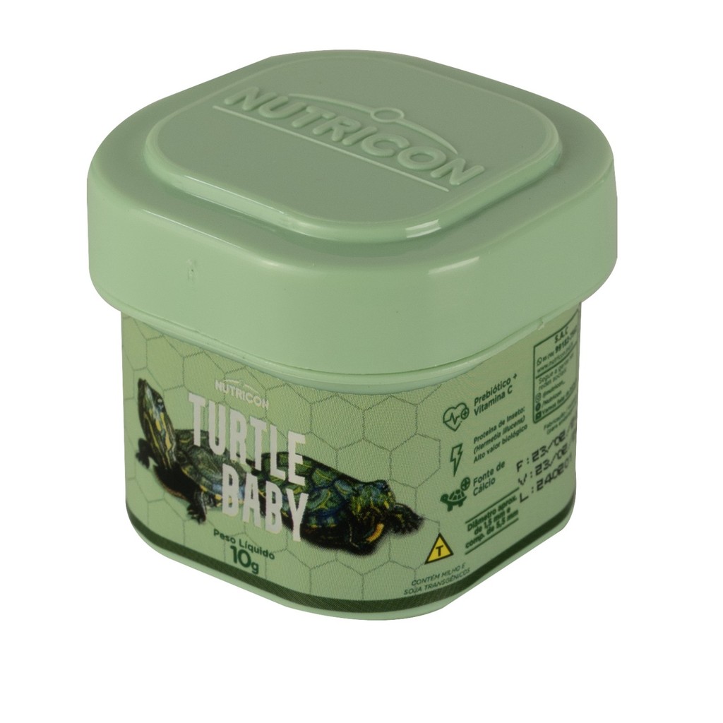 Ração Tartarugas Filhotes Nutricon Turtle Baby 10g