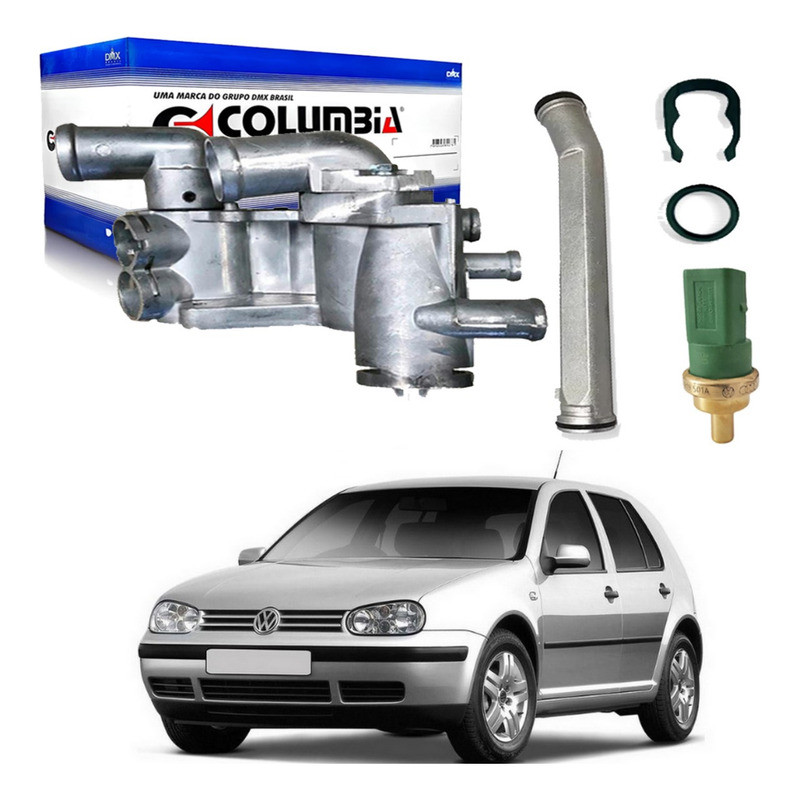 Carcaça Termostática Aluminio Golf 1.6 8v 2003 A 2006 em Oferta na Shopee