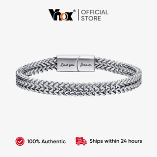 Pulseira Magnética De Osso De Dragão Vnox Masculina De Camada Dupla Corrente Cubana Antiferrugem De Hip Hop em Oferta na Shopee