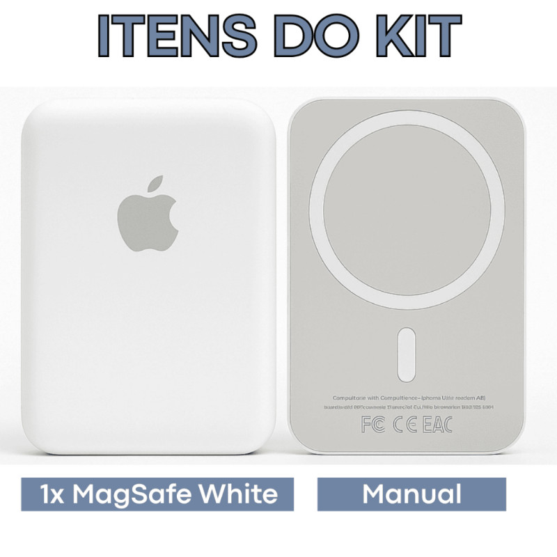 Magsafe Carregador Sem Fio Portátil 10000mAh: iPhone 11-14/Pro/Max Design Sleek