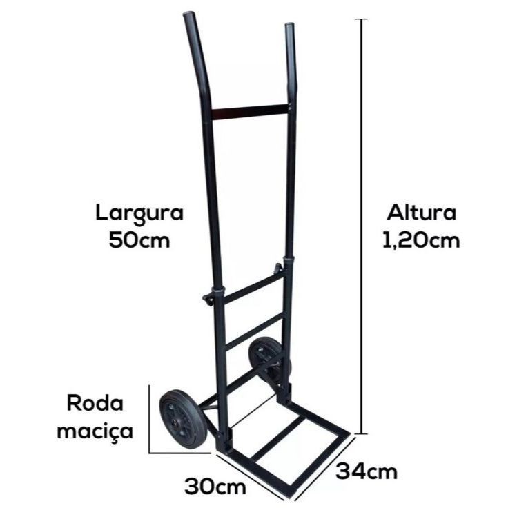Carrinho de Carga  dobravel 150kg