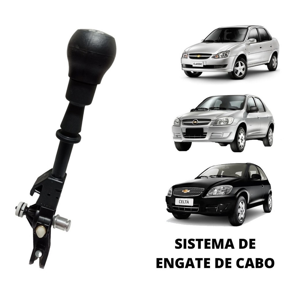 Alavanca Câmbio Corsa Classic Celta Prisma - Engate Cabo