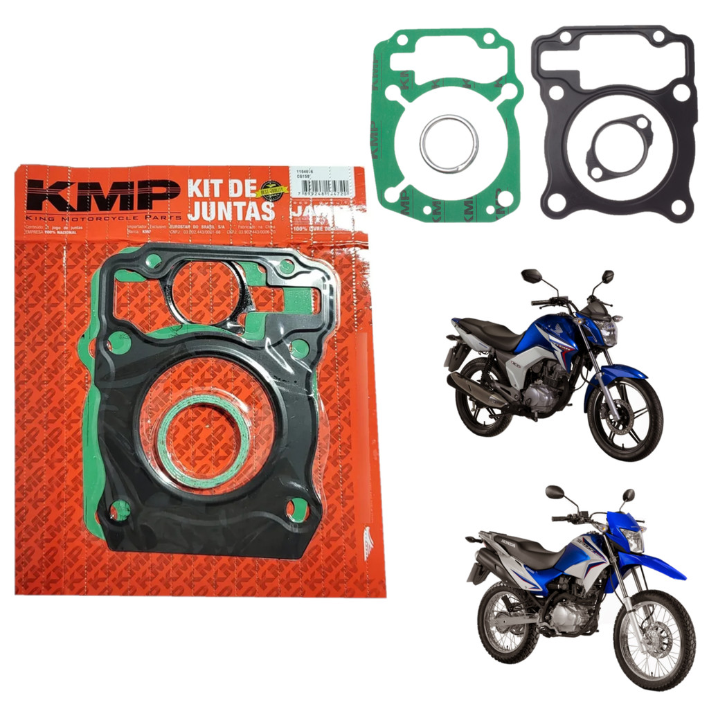 Jg Juntas Kit A Titan Bros 150 2004/2015 p/ 190cc Kmp Orig em Oferta na Shopee