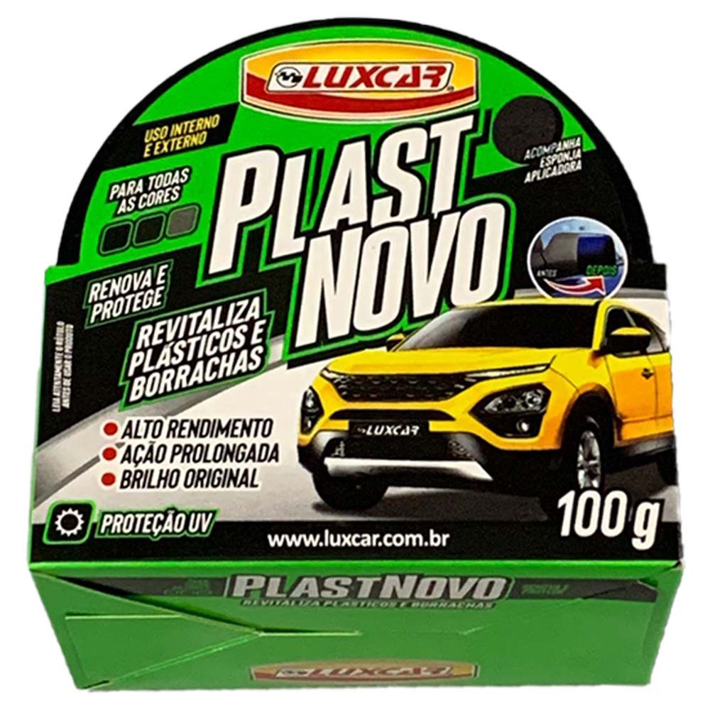 RENOVADOR PLASTICOS E BORRACHAS 100G - LUXCAR