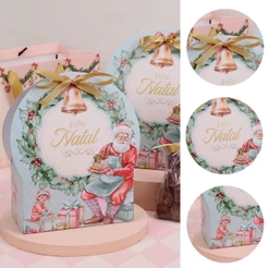 10 EMBALAGEM LEMBRANCINHA NATAL GLOBO DE NEVE DOCE NATAL 5339 ( JANGO NATAL 2025 )