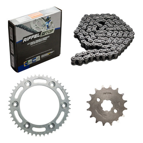 Kit Relaçao Honda Bros 160 Xre 190 Todas Com Retentor Cinza-escuro