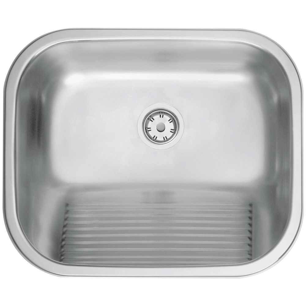 Tanque de Encaixe Tramontina Hera 34 Litros em Aço Inox Acetinado 50x40 Cm