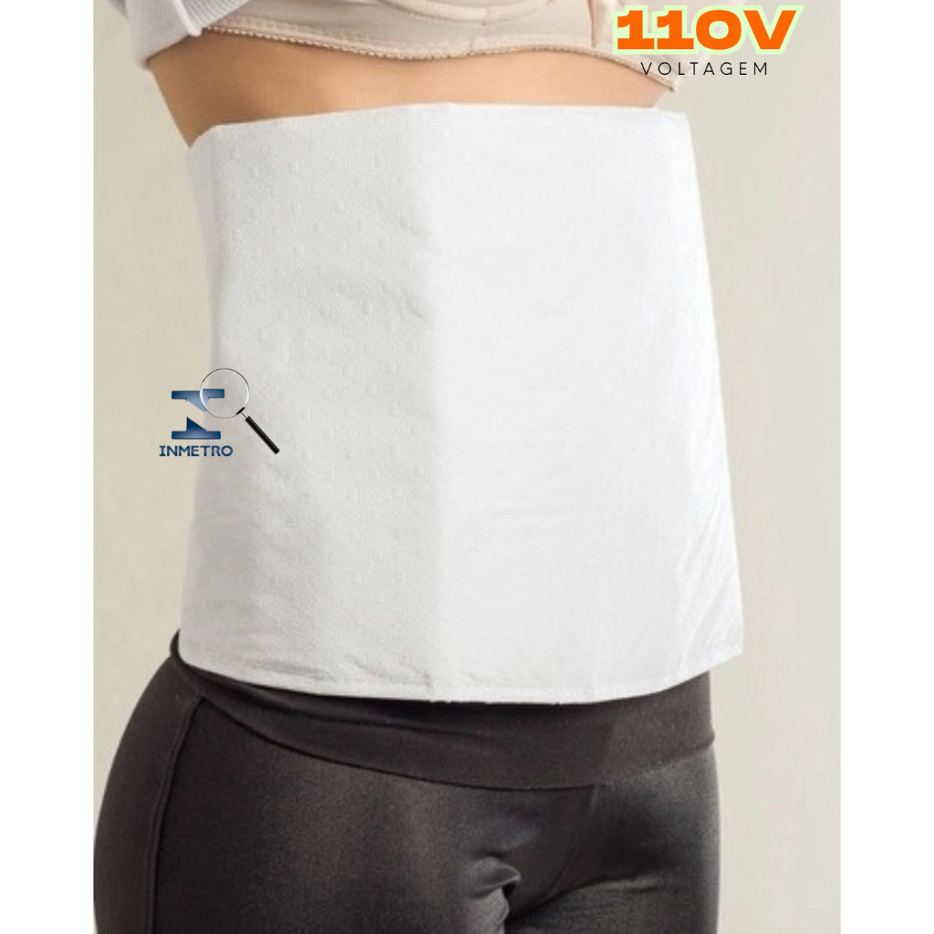 CINTA TÉRMICA ELÉTRICA 110V ABDOMINAL MODELADORA REDUTORA MEDIDAS EMAGRECIMENTO FLACIDEZ CELULITE