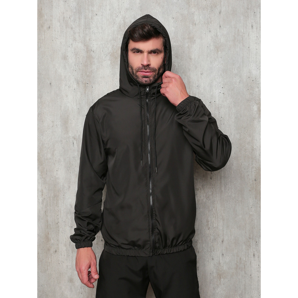 Jaqueta CORTA VENTO Casaco 100% Tactel Leve Prático Confortável Ideal Dia a Dia e Caminhada Motoboy