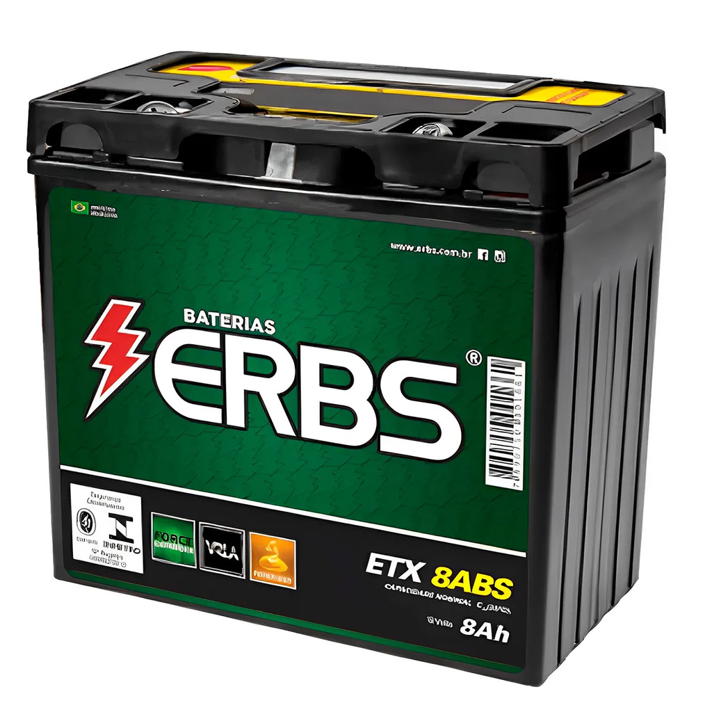 BATERIA ERBS ETX 8ABS (YB7-A) YES INTRUDER125-CARGO em Oferta na Shopee