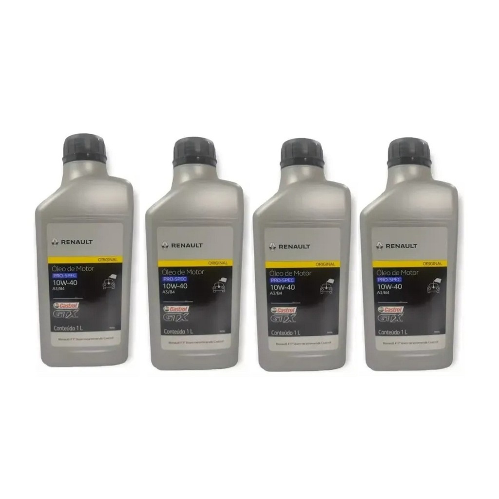 4 Litros Óleo Mineral 10w40 Castrol Gtx Pro Spec A3/B4