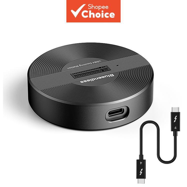 Blueendless SD04P Dock de HD 40Gbps Gabinete USB 4.0 M.2 NVMe SSD Leitor Externo