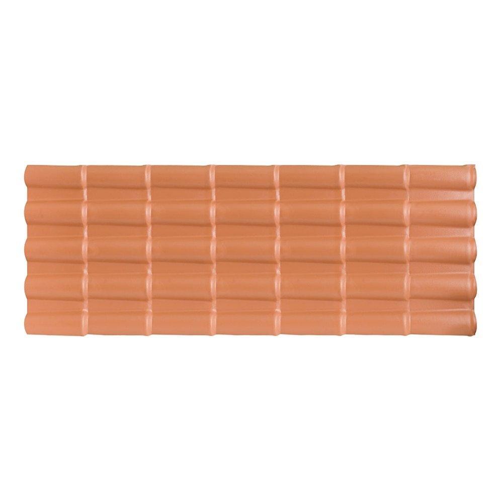 Telha PVC Colonial Afort Terracota 2,30 x 0,86m 5 Ondas · foto 2
